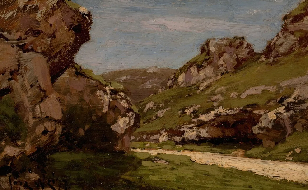 Path Through A Rocky Landscape Wall Art by José Weiss - High-Resolution Digital Print