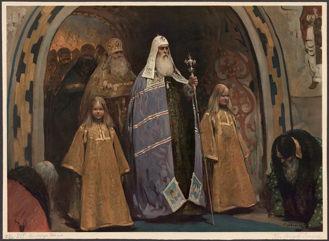 Patriarch Of The Russian Orthodox Church Wall Art by Sergey Ivanov - High-Resolution Digital Print