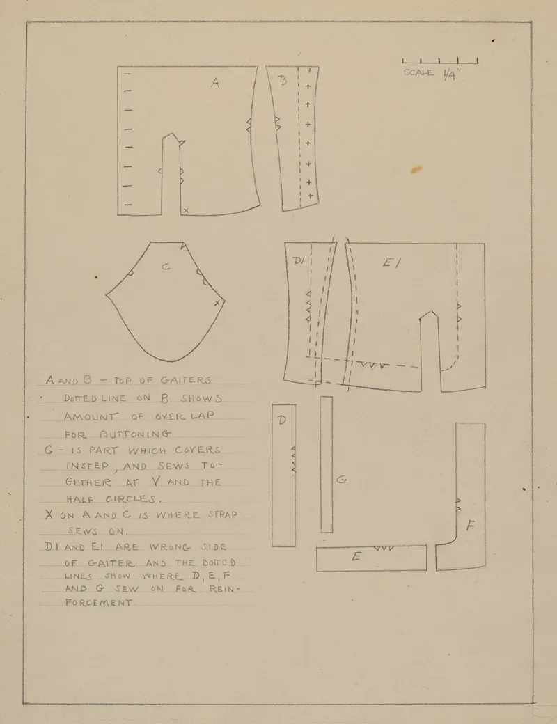 Pattern For Spats