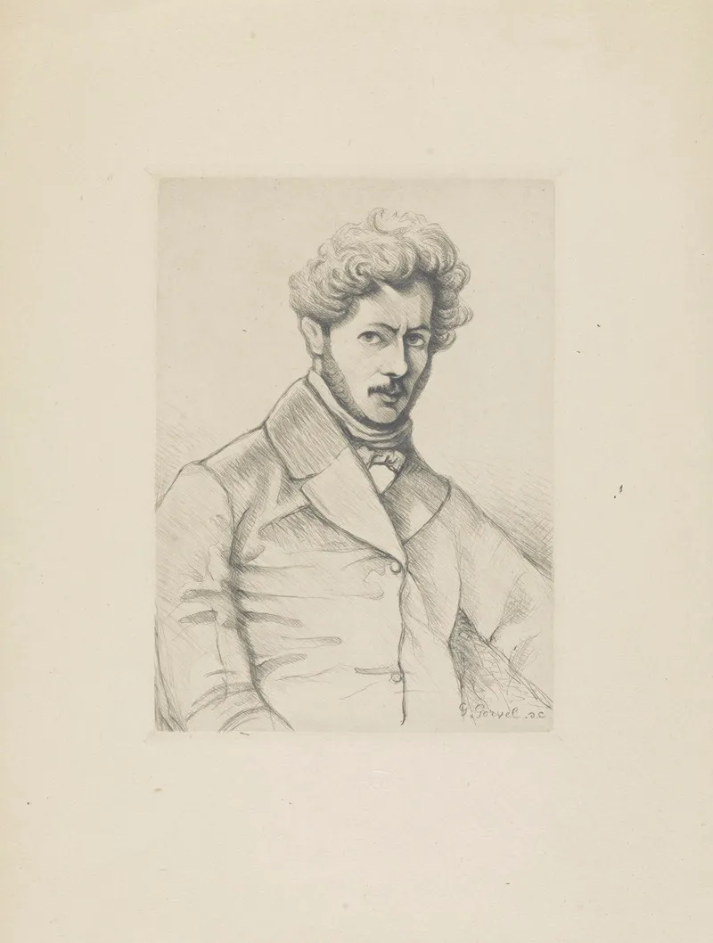 Paul Gavarni 1804 1866 Wall Art by Georges Gorvel - High-Resolution Digital Print