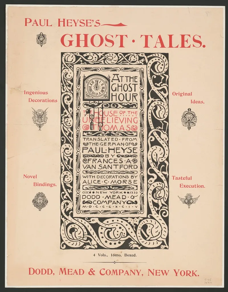 Paul Heyses Ghost Tales Wall Art by Alice Cordelia Morse - High-Resolution Digital Print