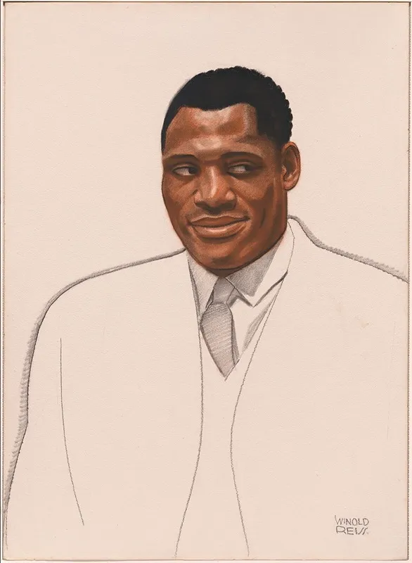Paul Robeson Wall Art by Winold Reiss - High-Resolution Digital Print