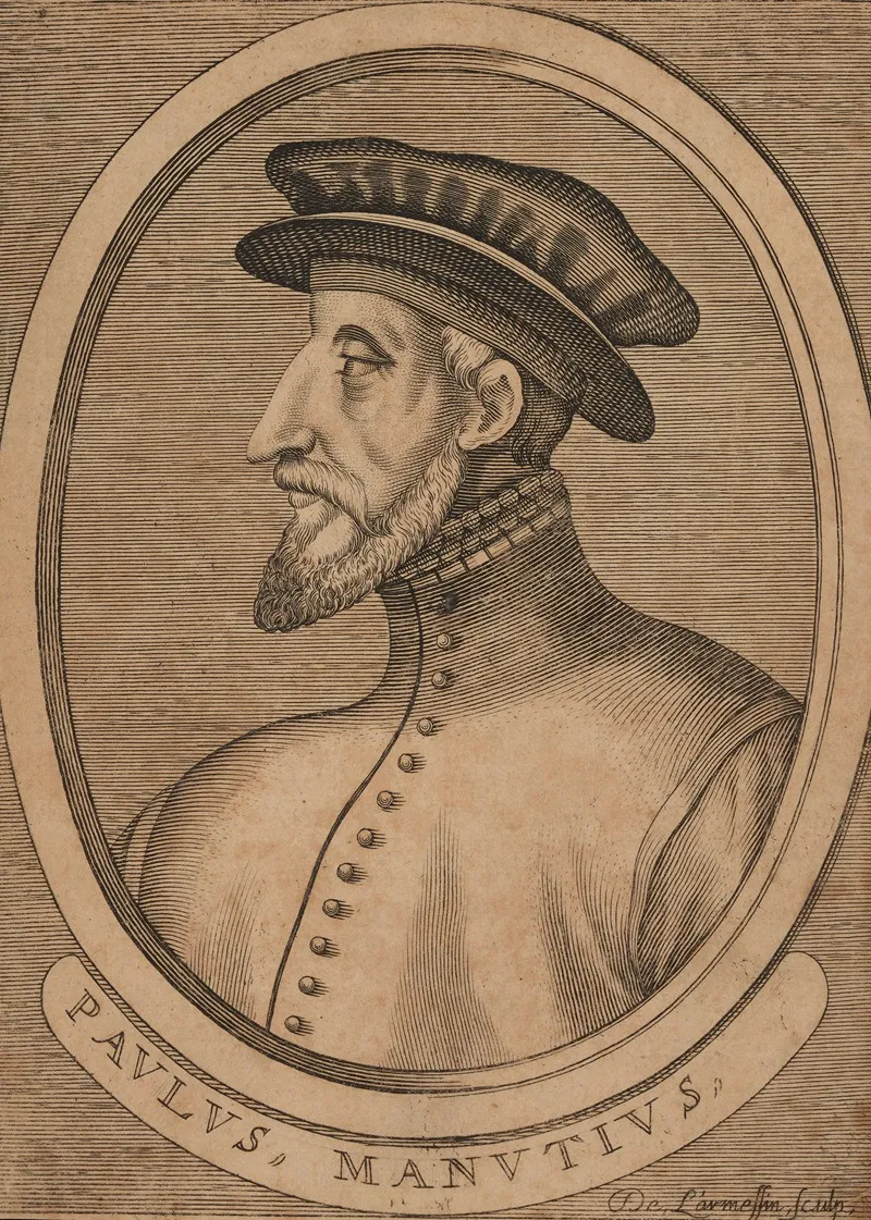 Paulus Manutius Paolo Manuzio Wall Art by Nicolas de Larmessin - High-Resolution Digital Print