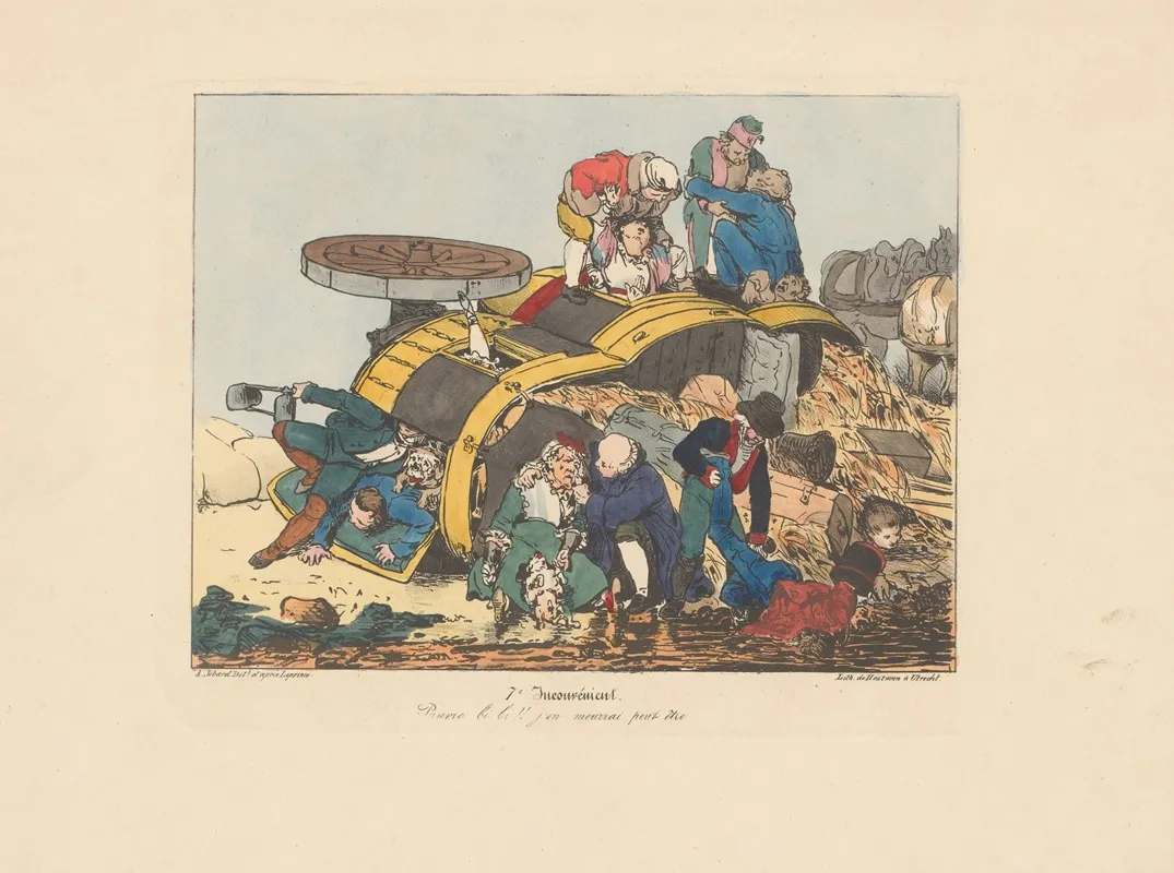 Pauvre Bi Bi Jen Mourrai Peut Etre Wall Art by Joseph Ambroise Jobard - High-Resolution Digital Print
