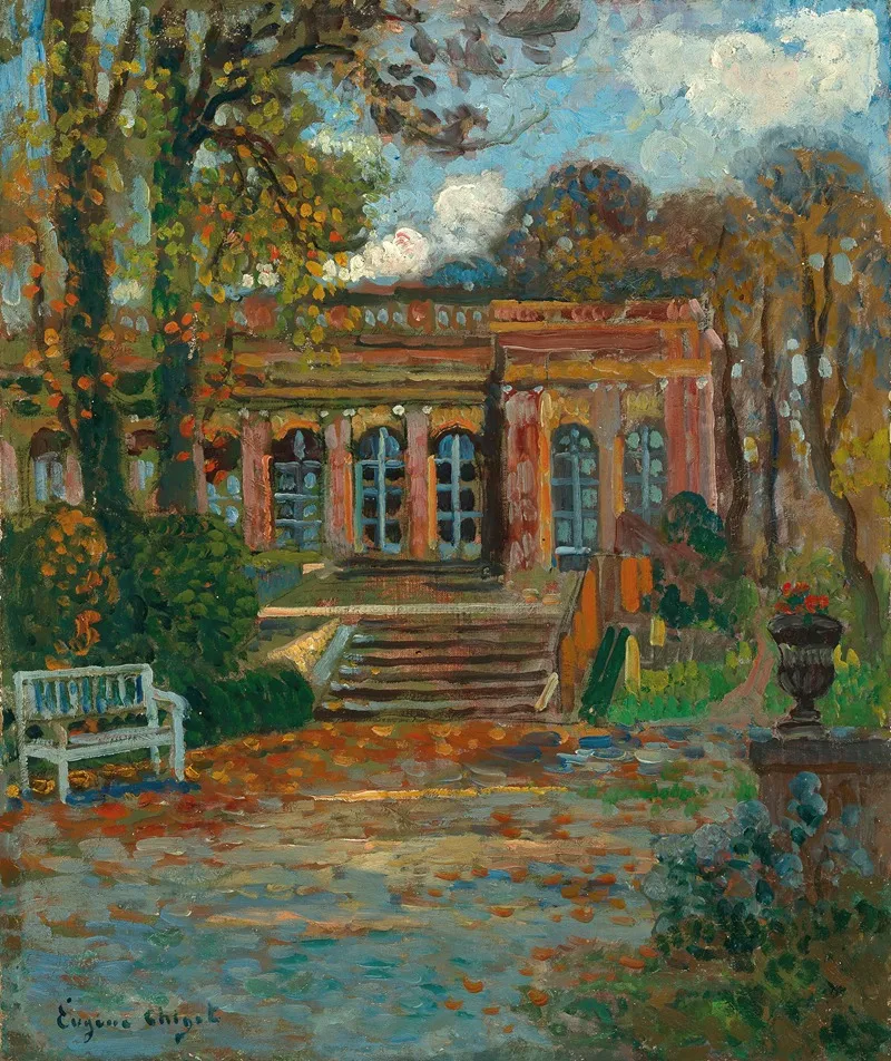 Pavilion Versailles Wall Art by Eugene Chigot - High-Resolution Digital Print