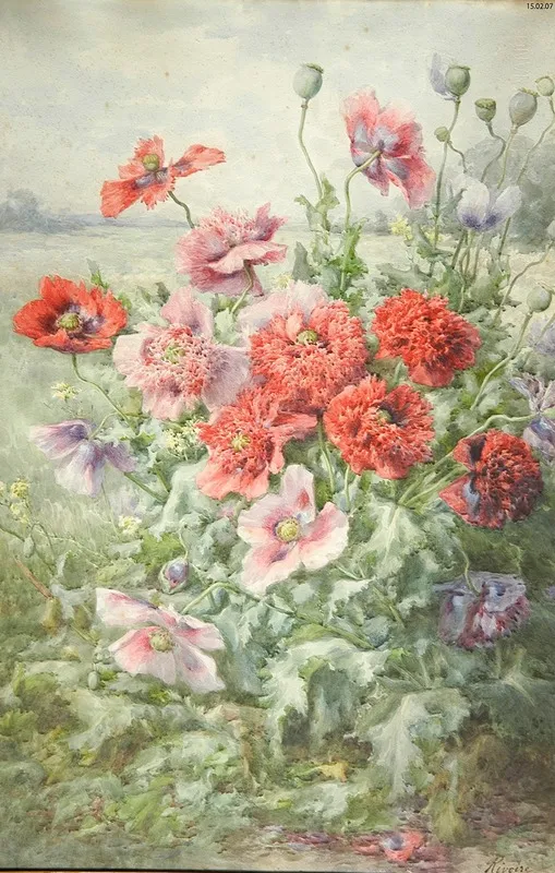 Pavots Wall Art by François Rivoire - High-Resolution Digital Print