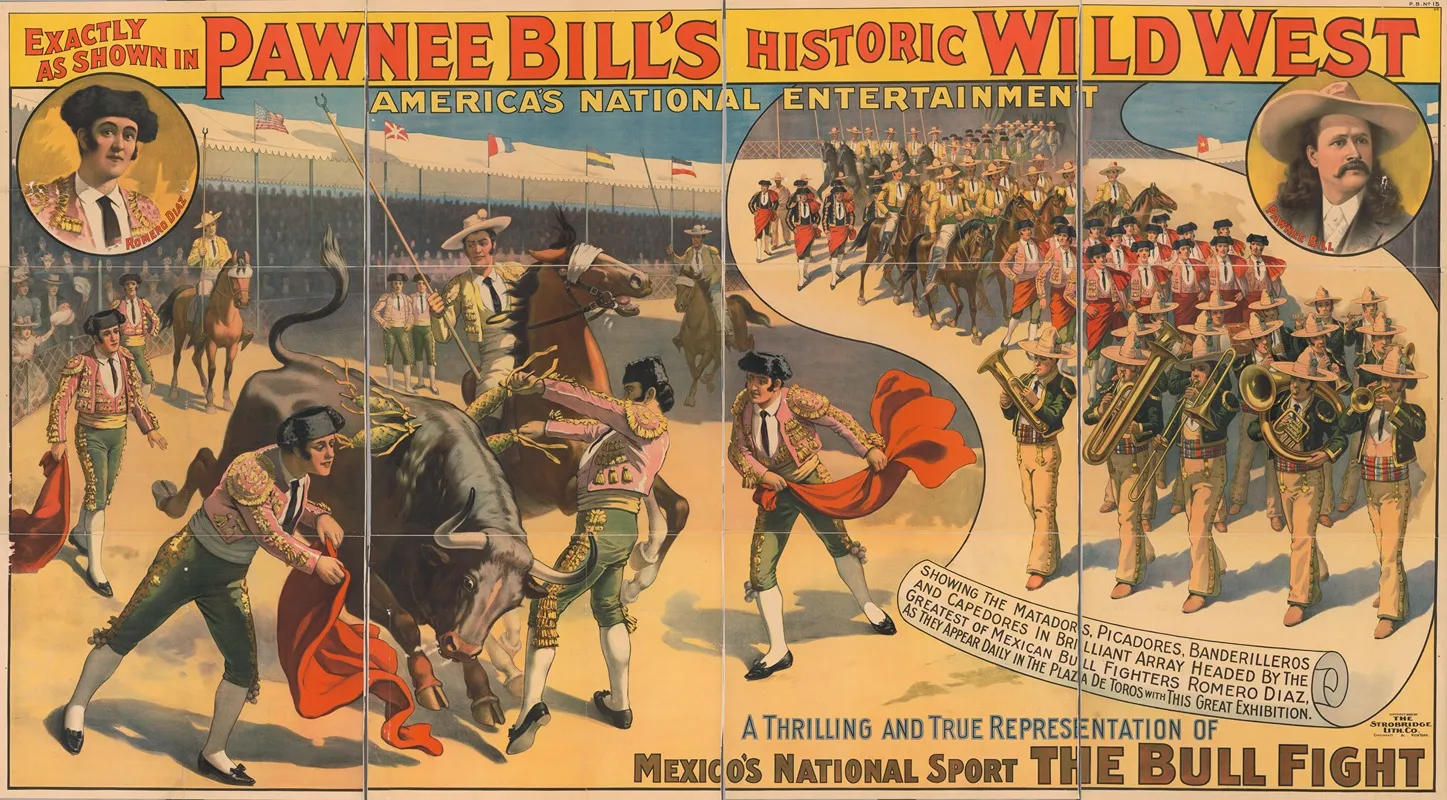 Pawnee Bills Historic Wild West Mexicos National Sport The Bullfight
