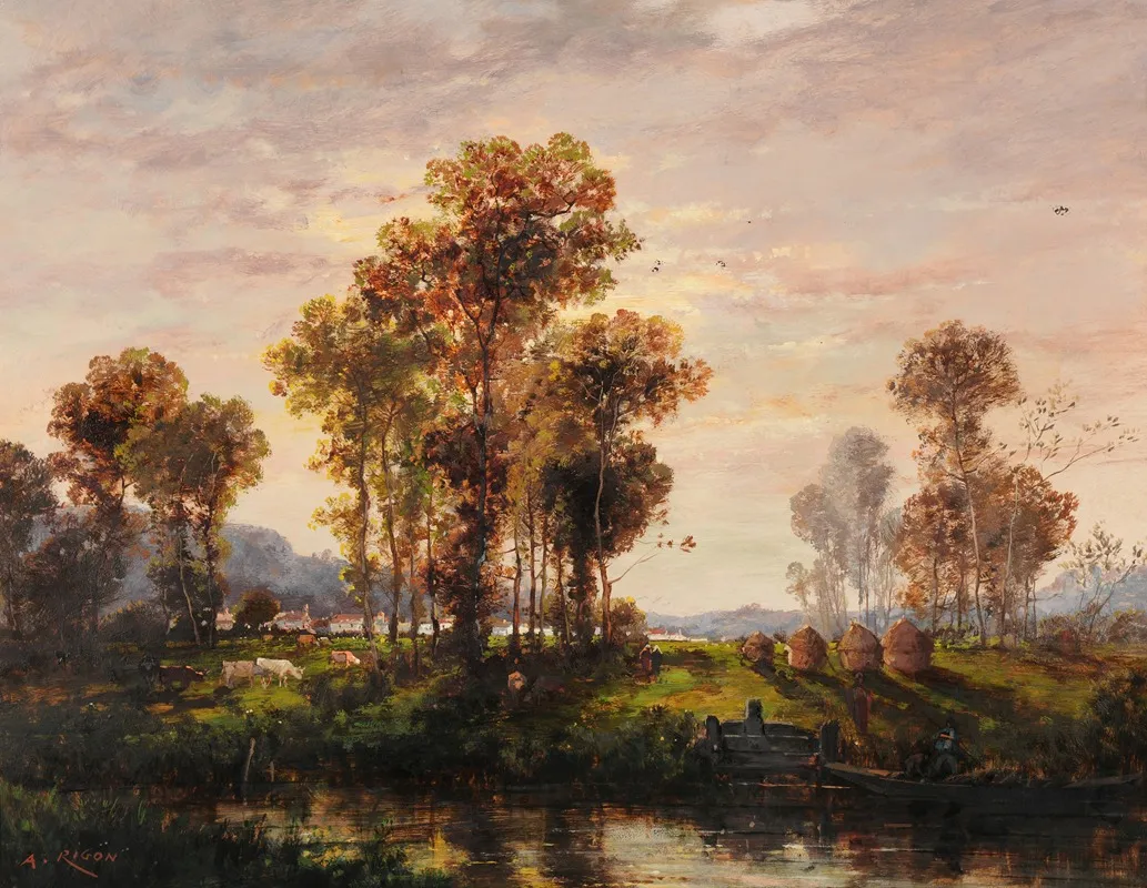 Paysage 32 Wall Art by Auguste Rigon - High-Resolution Digital Print