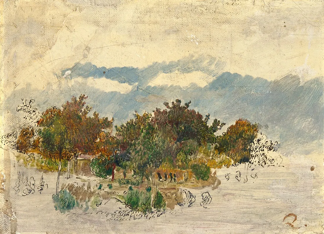 Paysage 79 Wall Art by Pierre-Auguste Renoir - Canvas Print