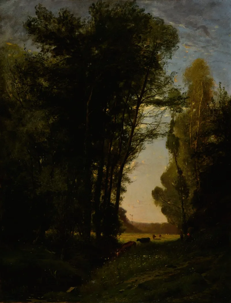 Paysage A Magny Les Hameaux Wall Art by Léon Flahaut - High-Resolution Digital Print