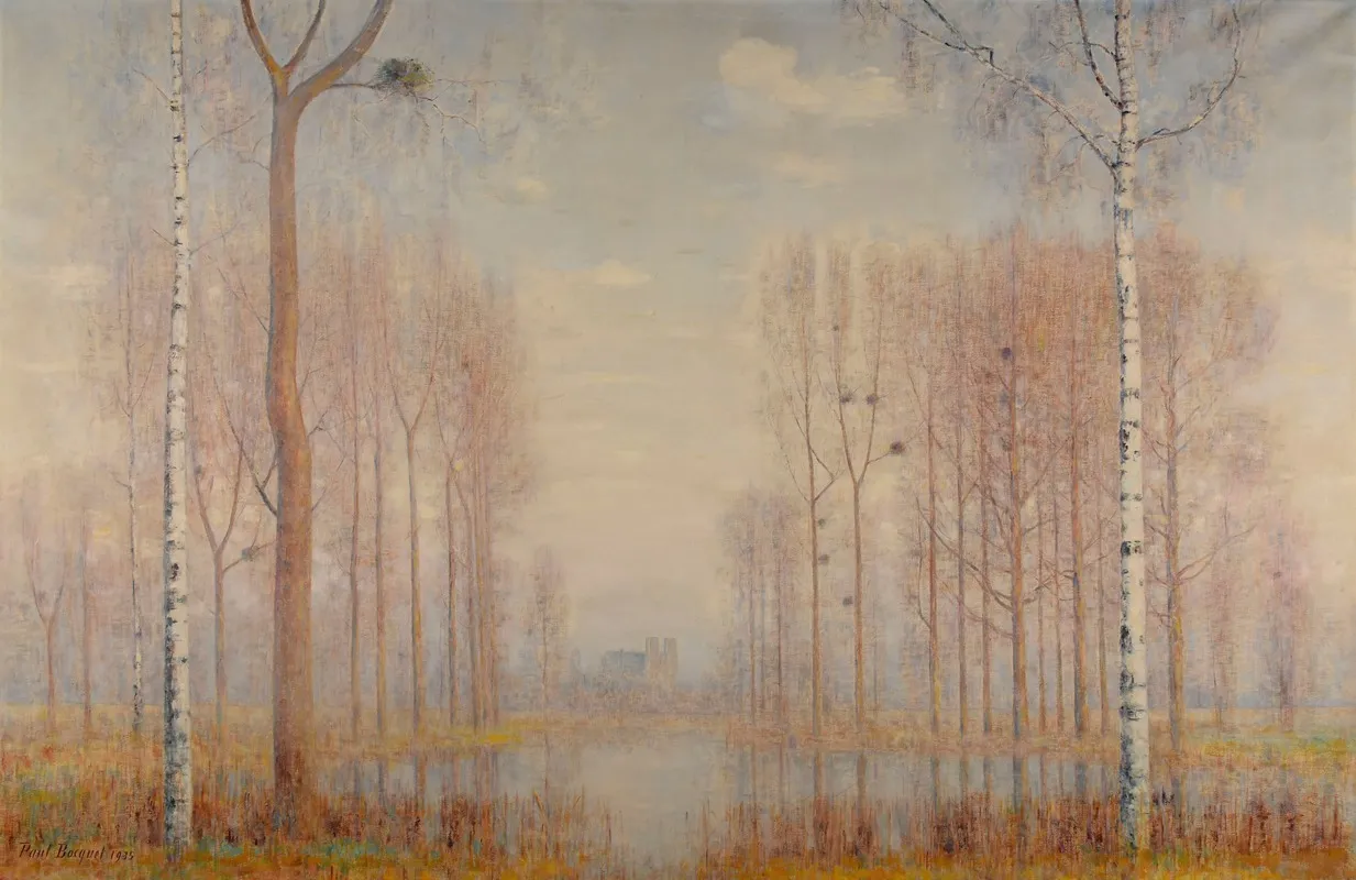 Paysage Champenois Wall Art by Paul Bocquet - High-Resolution Digital Print
