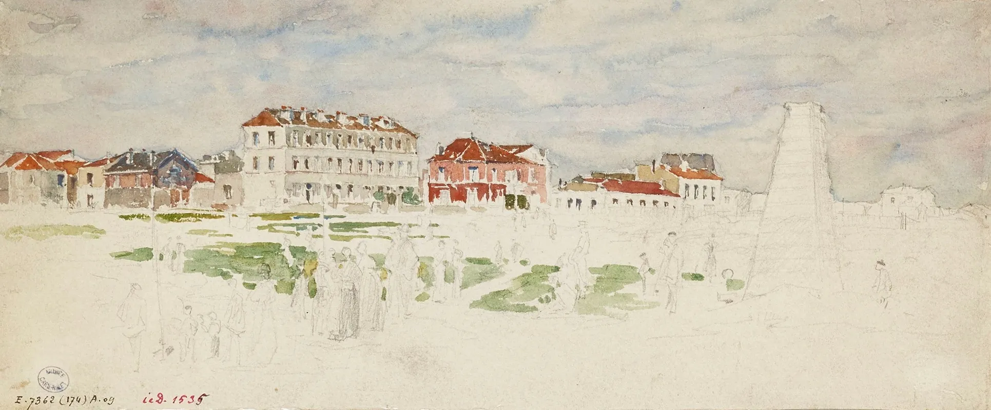 Paysage De La Banlieue De Paris