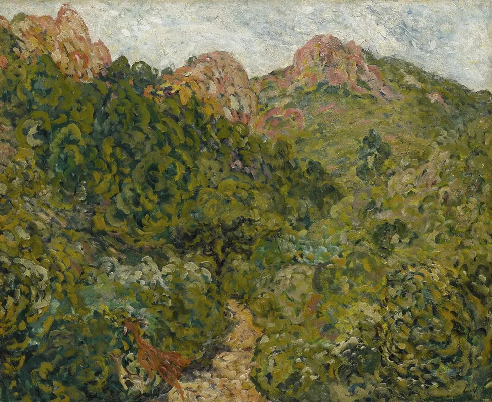 Paysage Du Midi 6 Wall Art by Louis Valtat - High-Resolution Digital Print