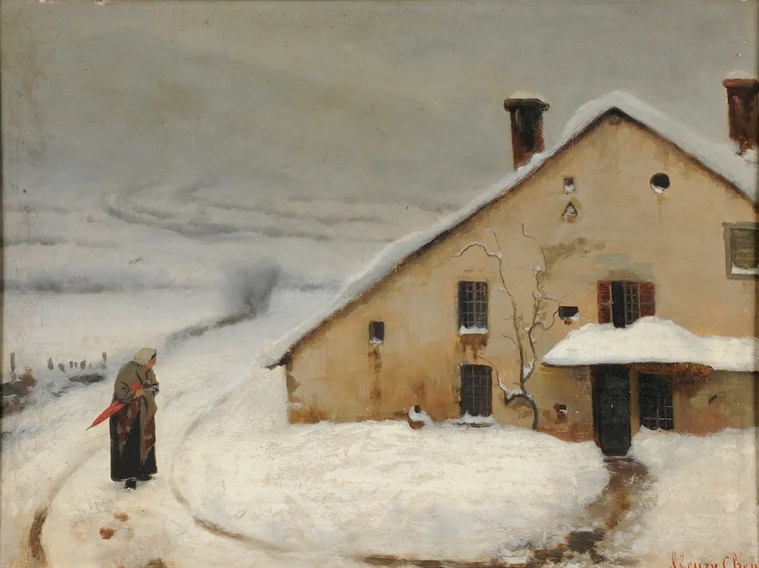 Paysage Effet De Neige