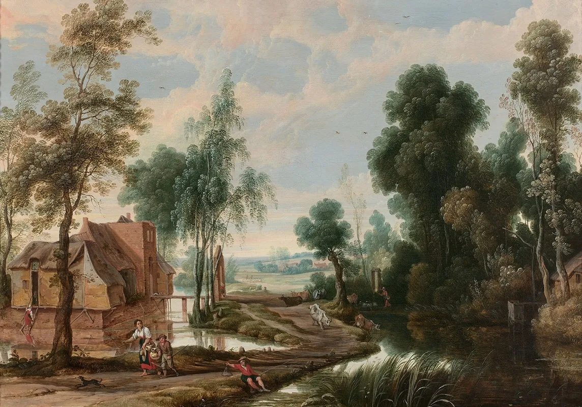 Paysage Fluvial Anime De Personnages 2