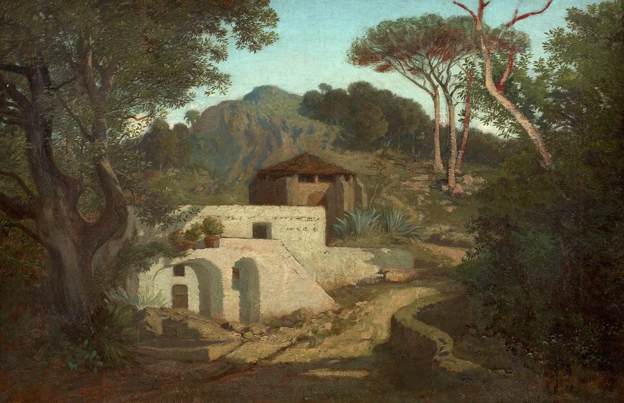 Paysage Mediterraneen A La Villa