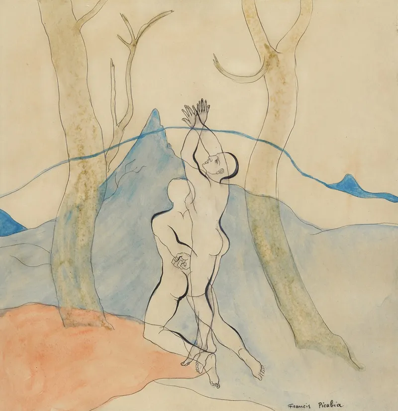 Paysage Suisse Wall Art by Francis Picabia - High-Resolution Digital Print