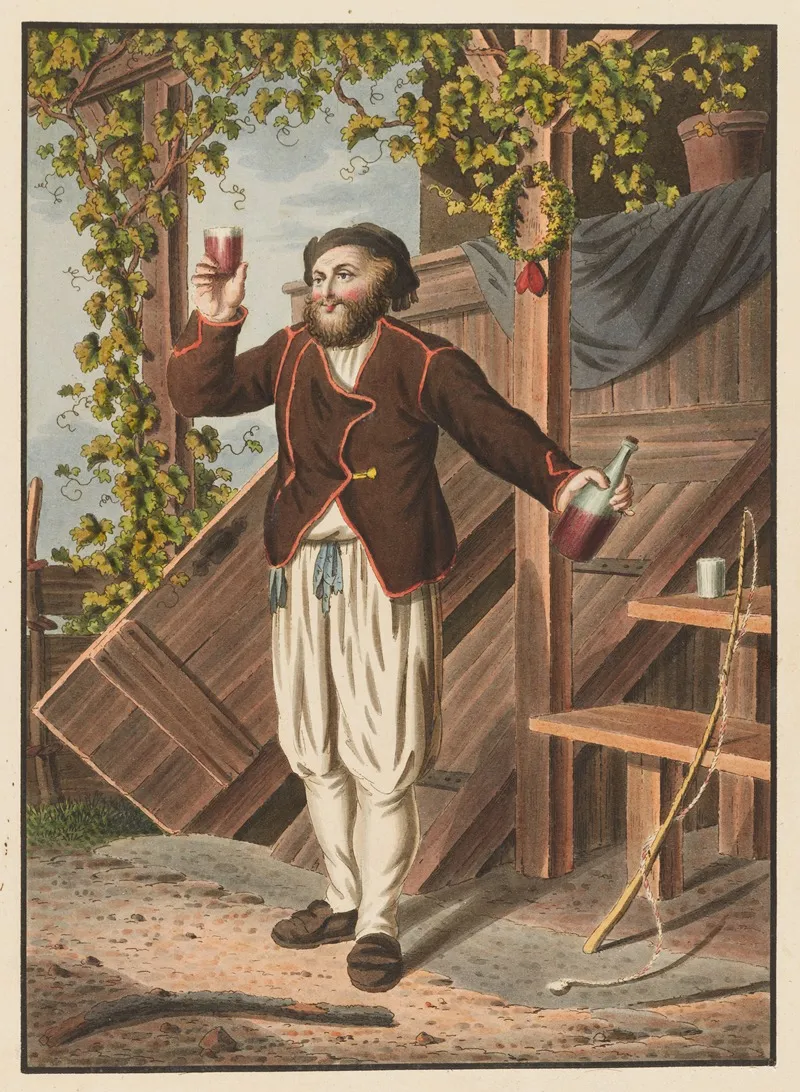 Paysan De Morat Des Environs De La Ville 2 Wall Art by Johann Georg Volmar - High-Resolution Digital Print