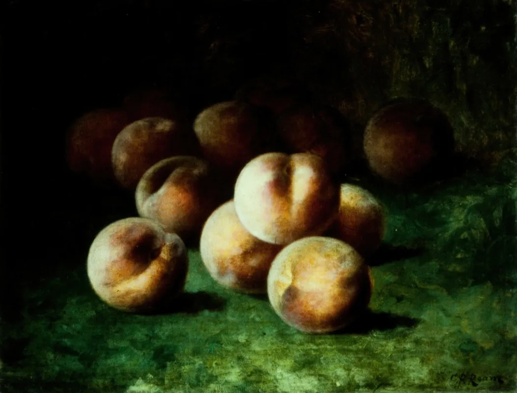 Peaches Wall Art by Carducius Plantagenet Ream - High-Resolution Digital Print