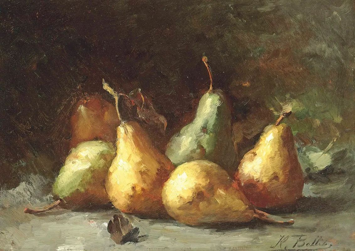 Pears 2 Wall Art by Hubert Bellis - High-Resolution Digital Print