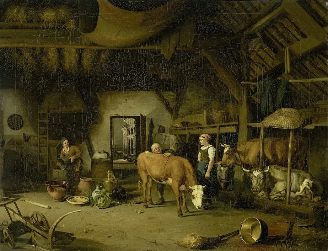 Peasant Interior 3 Wall Art by James de Rijk - High-Resolution Digital Print