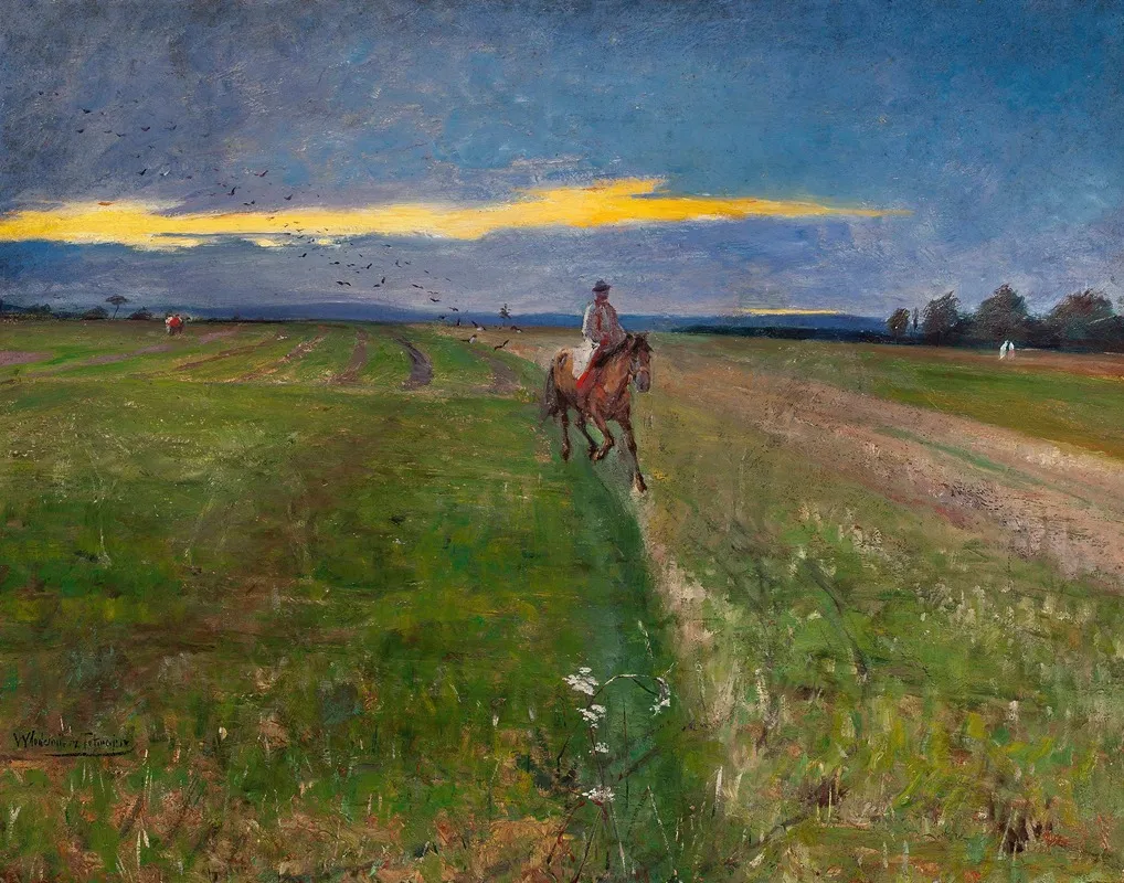 Peasant On Horseback