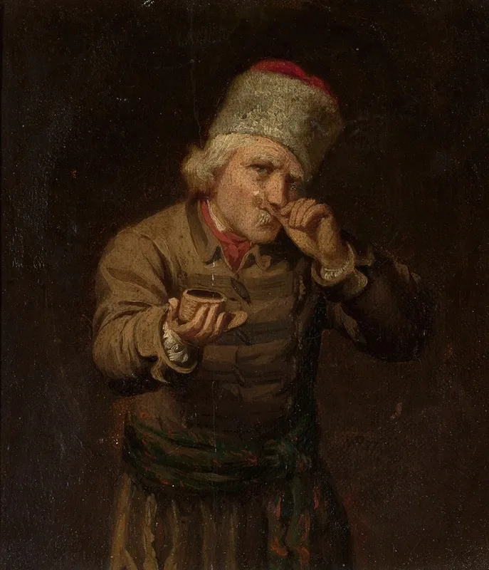 Peasant Taking A Pinch Of Snuff