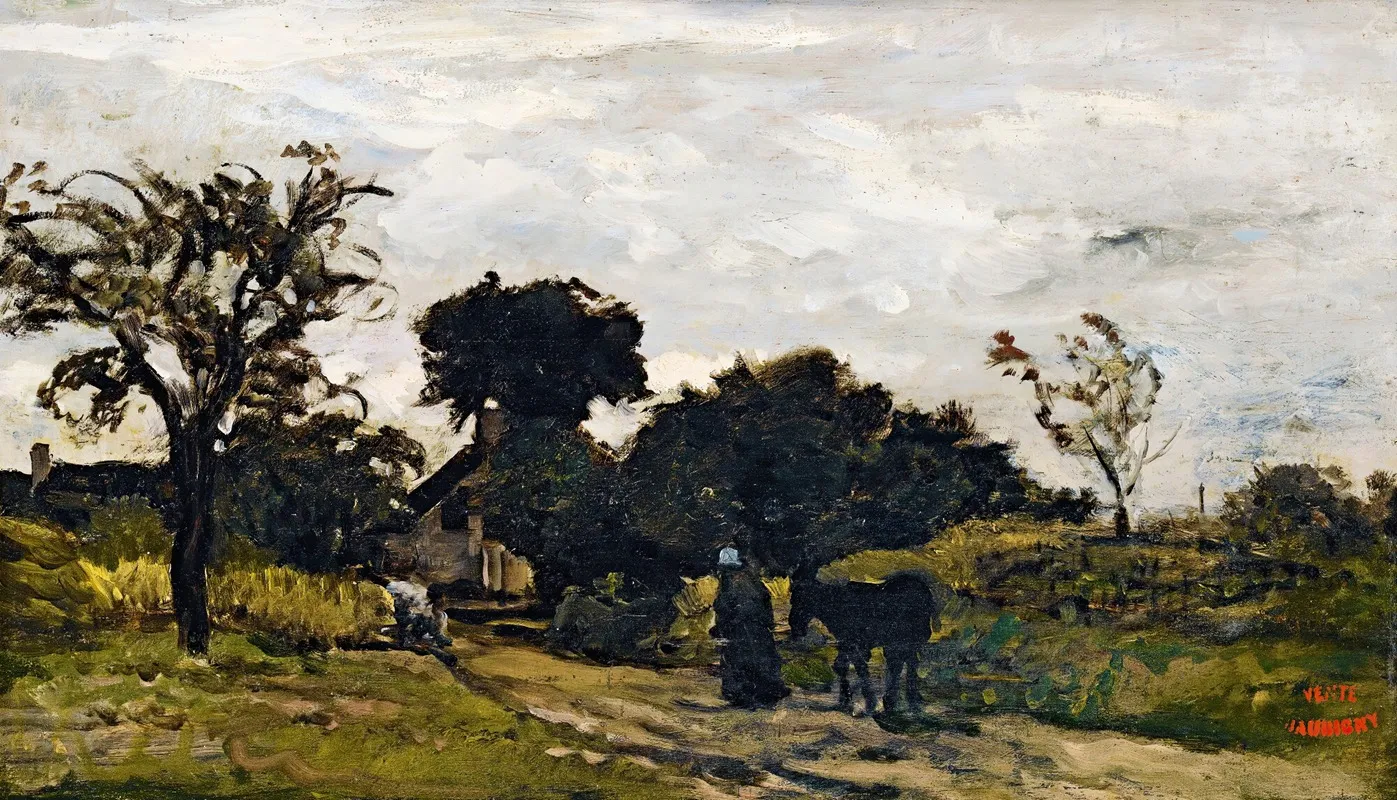 Peasant Woman On A Path