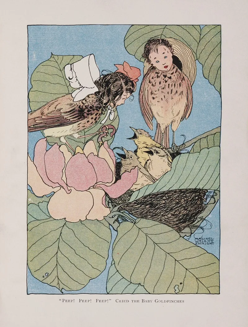 Peep Peep Peep Cried The Baby Goldfinches