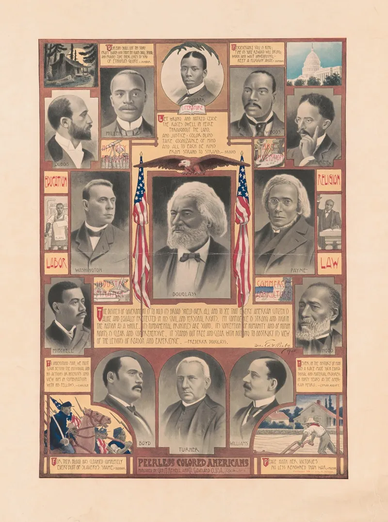 Peerless Colored Americans 2 Wall Art by George M. Rewell - High-Resolution Digital Print