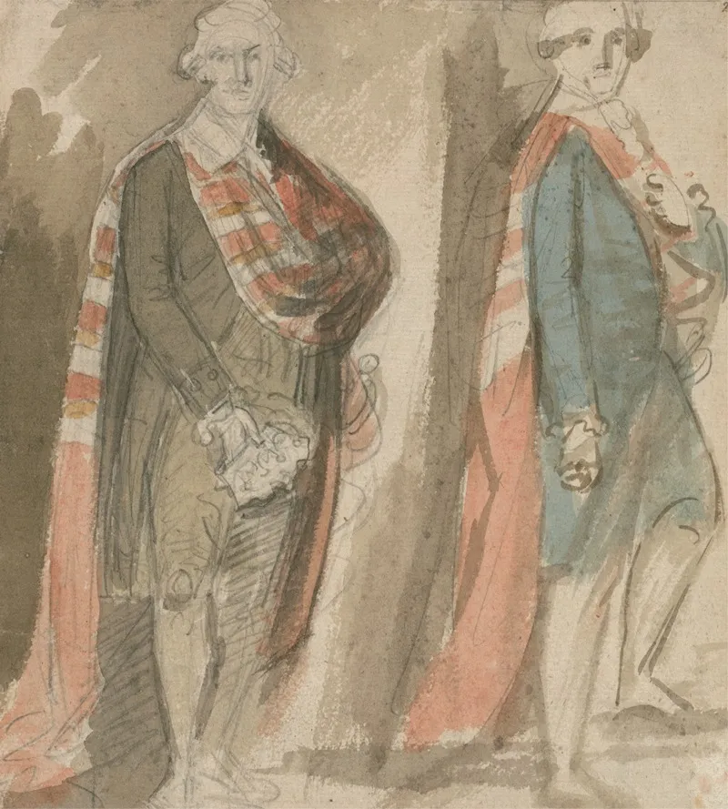 Peers In Their Robes Wall Art by Samuel Shelley - High-Resolution Digital Print
