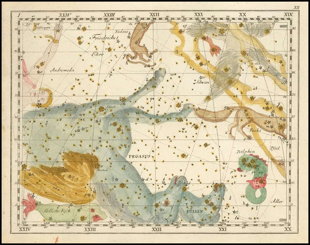 Pegasus 5 Wall Art by Johann Elert Bode - High-Resolution Digital Print