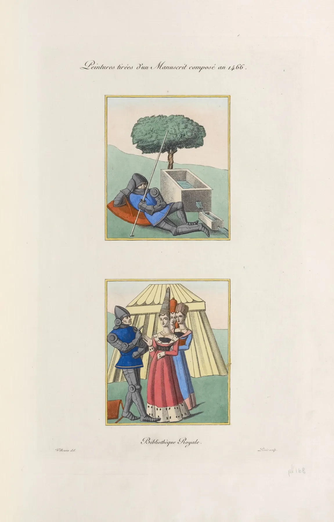 Peintures Tirees Dun Manuscrit Compose An 1466 Bibliotheque Royale