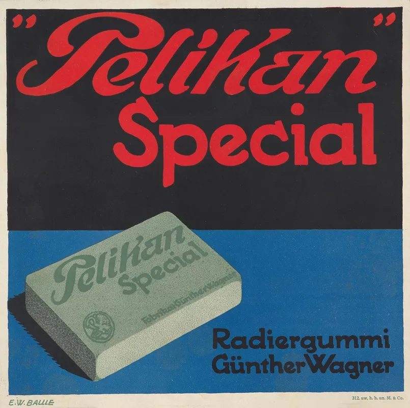 Pelikan Special Wall Art by Emil Werner Baulle - High-Resolution Digital Print