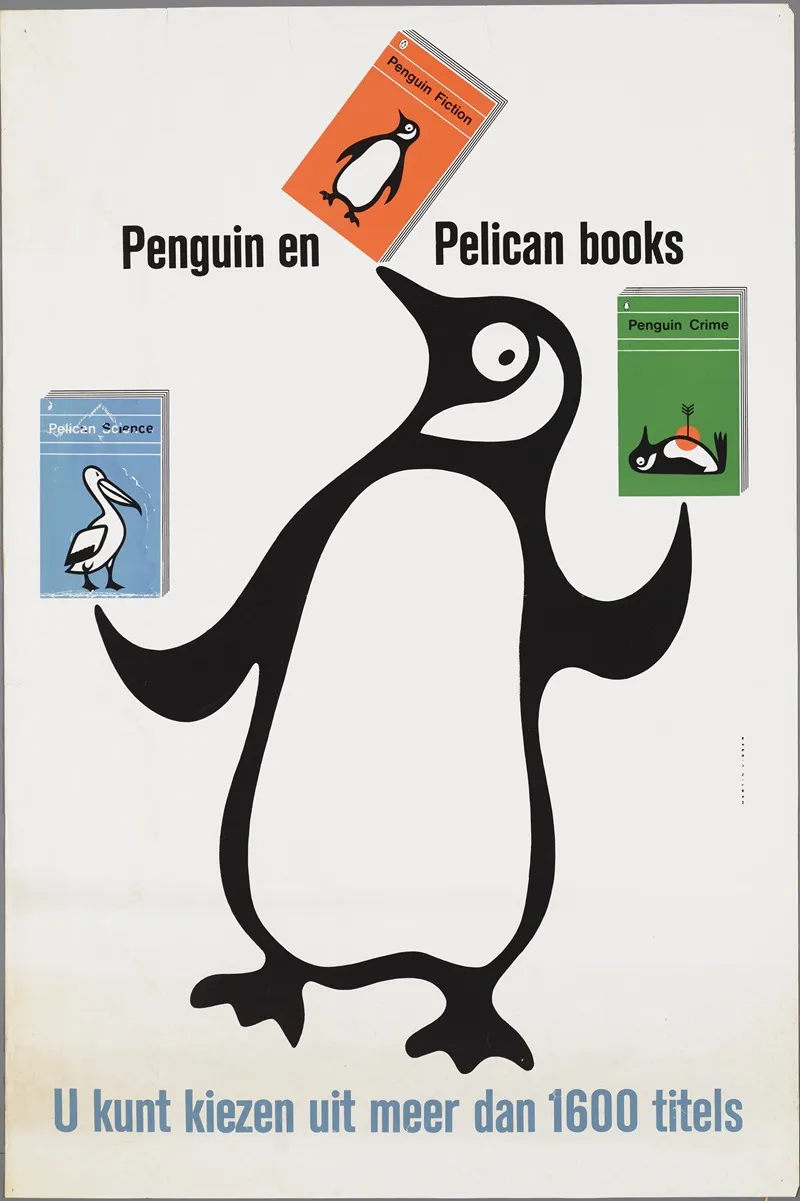 Penguin En Pelican Books U Kunt Kiezen Uit Meer Dan 1600 Titels Wall Art by Martin Visser - High-Resolution Digital Print