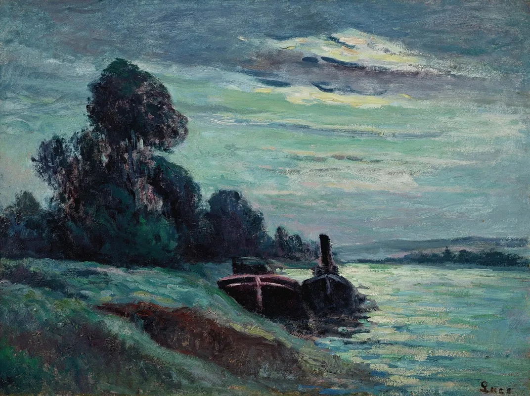Peniches Sur La Seine