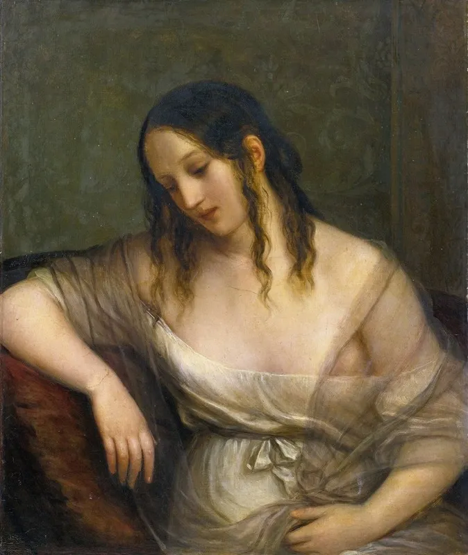 Penitent Magdalene 2 Wall Art by Natale Schiavone - High-Resolution Digital Print