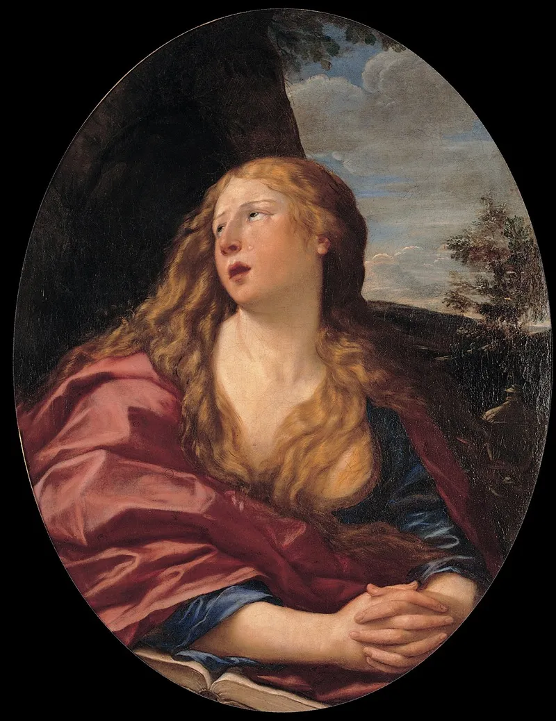 Penitent Magdalene 9 Wall Art by Francesco Albani - High-Resolution Digital Print