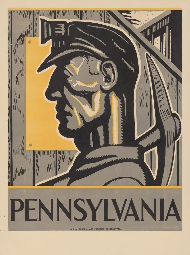 Pennsylvania 3 Wall Art by Isadore Posoff - High-Resolution Digital Print