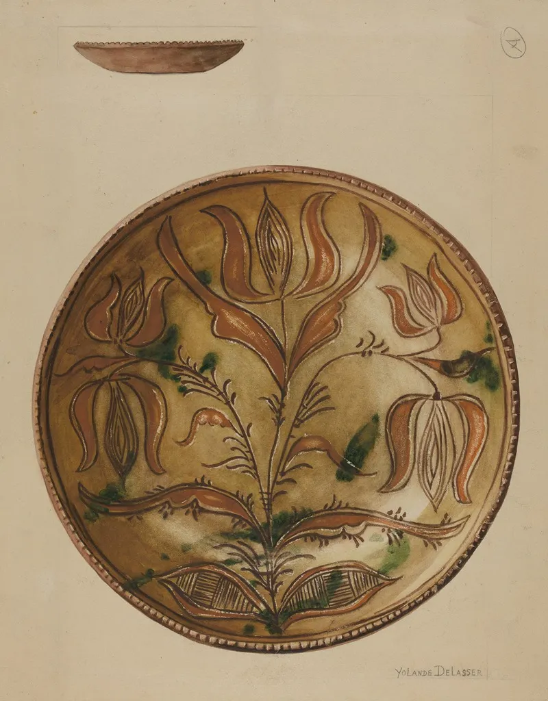 Pennsylvania German Plate 3