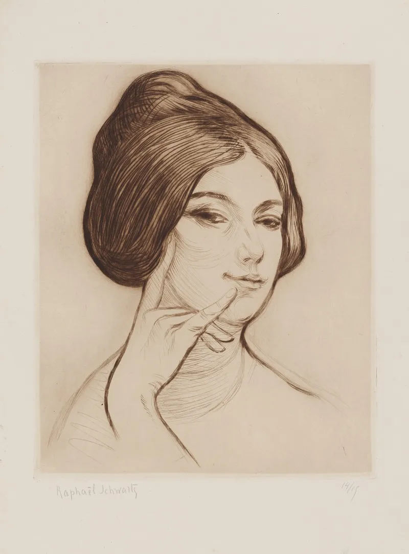 Pensive 4 Wall Art by Raphael Schwartz - High-Resolution Digital Print