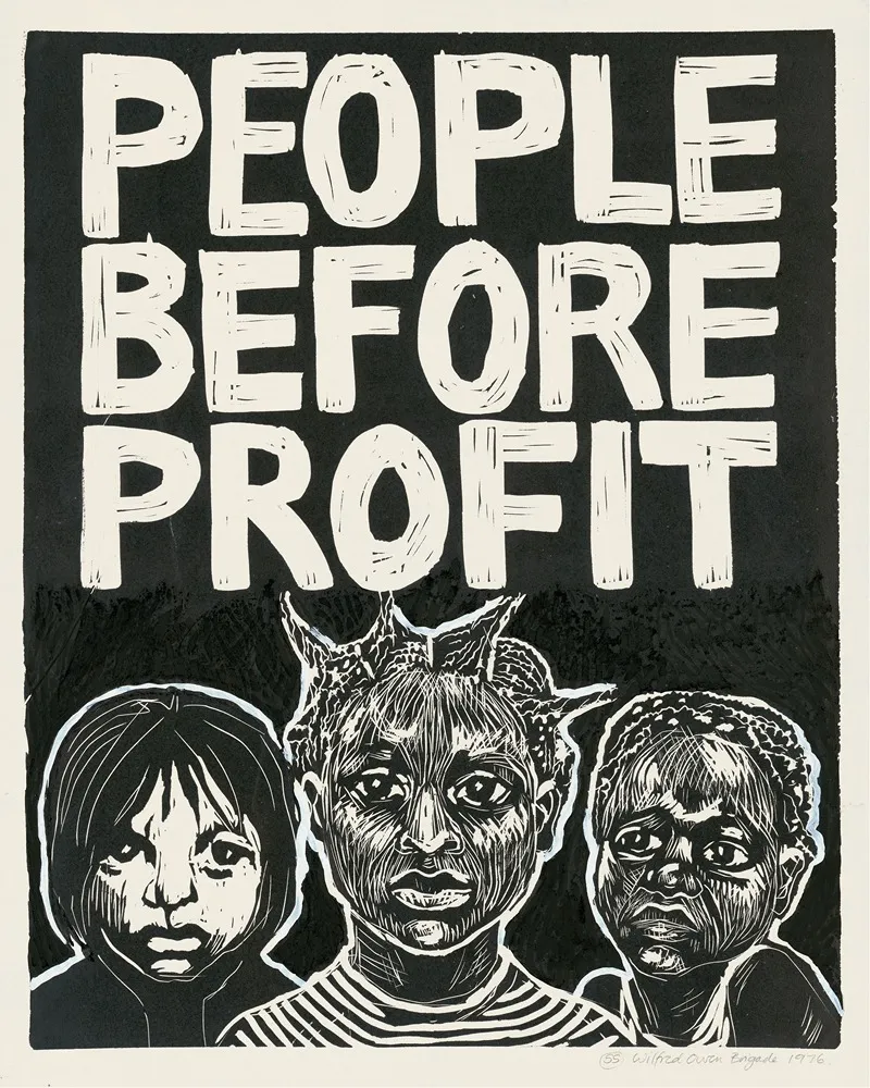People Before Profit Wall Art by Rachael Romero - High-Resolution Digital Print