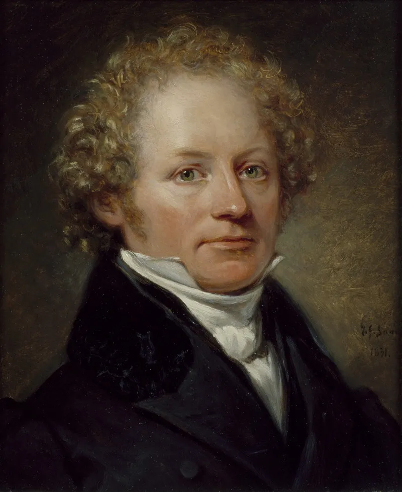 Per Daniel Amadeus Atterbom 1790 1855 Poet Professor Wall Art by Johan Gustaf Sandberg - High-Resolution Digital Print