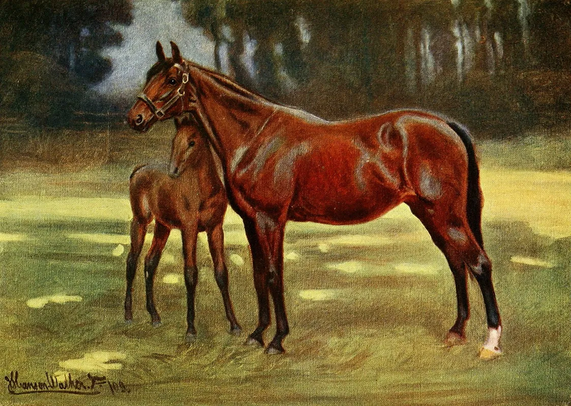 Perdita With Persimmon Wall Art by John Hanson Walker Jr. - High-Resolution Digital Print