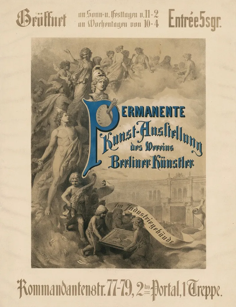 Permanente Kunstausstellung Des Vereins Berliner Kunstler Wall Art by W. Loeillot - High-Resolution Digital Print