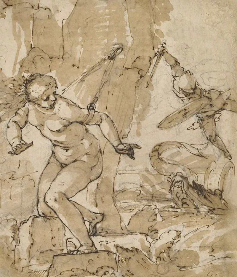Perseus And Andromeda 3 Wall Art by Bartolommeo Gagliardo - High-Resolution Digital Print