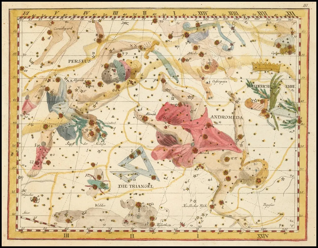 Perseus Andromeda Die Triangel Wall Art by Johann Elert Bode - High-Resolution Digital Print