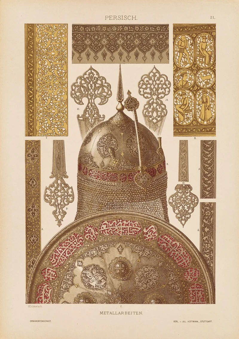 Persisch Metallarbeiten Wall Art by Heinrich Dolmetsch - High-Resolution Digital Print