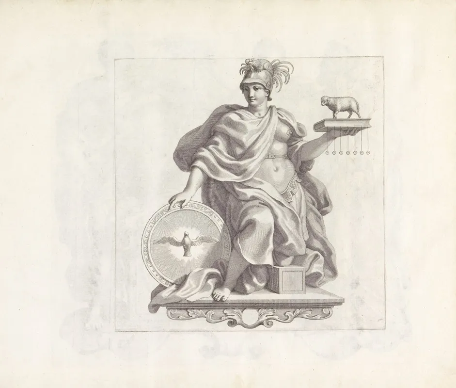 Personificatie Van De Goddelijke Wijsheid Wall Art by Robert van Audenaerde - High-Resolution Digital Print