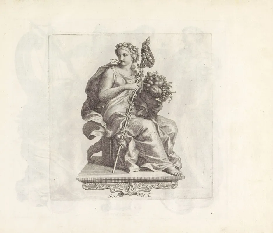Personificatie Van Plezier Of Genoegen Wall Art by Robert van Audenaerde - High-Resolution Digital Print